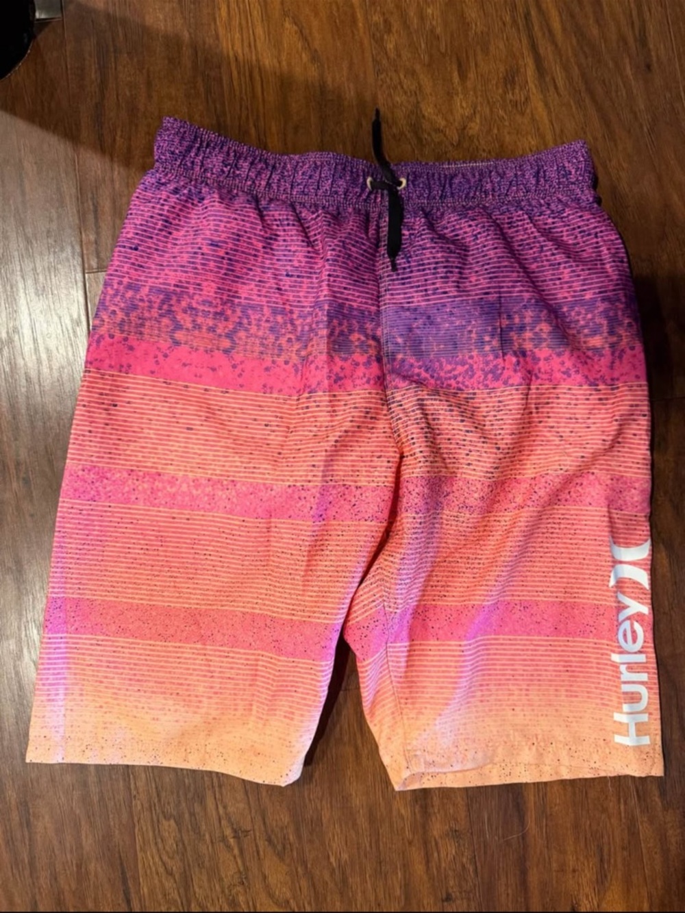 Hurley Pink Purple Orange Fade Board Shorts